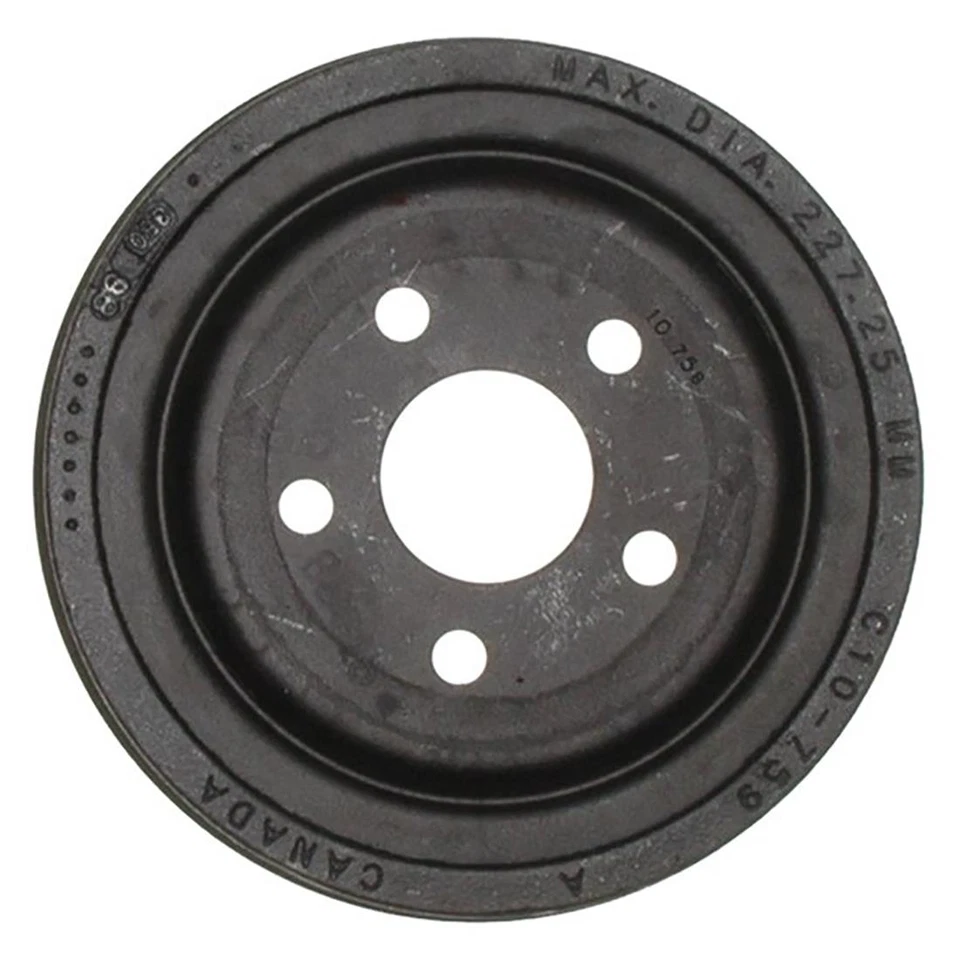 Rear Kit Brake Drums & Brake Shoes Hardware Kit For 1992-1996 Chevrolet Beretta - Image 4 of 4