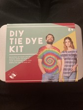 Image of Gift Republic DIY Tie Tye Dye Kit Set Top T-shirt Fabric Art Craft Fashion