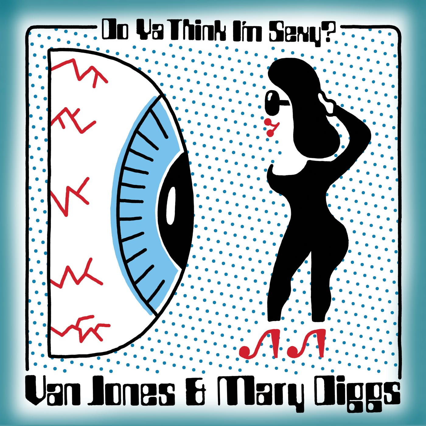 Van Jones and Mary Diggs Do Ya Think I'm Sexy? / Hypnotized 7 Inch Vinyl FL011