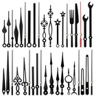 DIY Quartz Clock Movement Mechanism Luminous Hands For Wall Clock Repair Tools