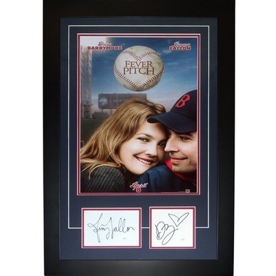 Fever Pitch 11x17 Movie Poster Deluxe Framed with Drew Barrymore And Jimmy Fallo