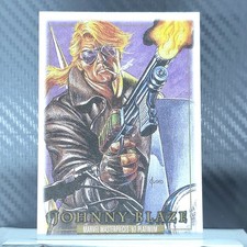 Johnny Blaze 2024 SkyBox Marvel Masterpieces '92 Platinum CANVAS SP #2