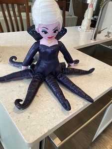NEW Disney The Little Mermaid Pillow Buddy Ursula Plush 22 Inch Stuffed Doll NWT