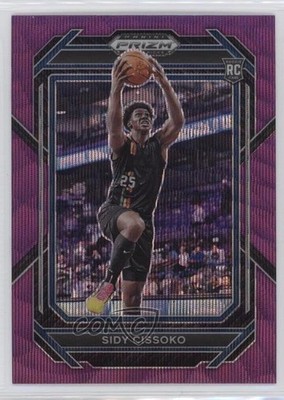 2023-24 Panini Prizm Draft Picks Purple Wave Prizm Sidy Cissoko #40 0v2h