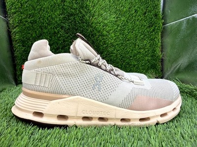 On Running Cloudnova 26.98124 Athletic Sneaker Women's 10 White Mesh Gym Jogging