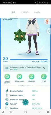 Pokemon Go (Stufe 30) Shiny Bronzor (110 Shinys) Reduziert!!!