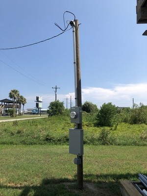 200 amp Temporary/permanent Electrical Power Pole