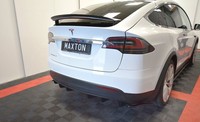 Maxton Design Heckansatz Diffusor Passend FüR Tesla Model X Schwarz Hochglanz