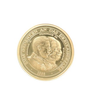 Medaille 2006 Dreikaiserjahr 1888 Göde | Gold