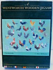 Wentworth Wooden Jigsaw Puzzle Cockerels Young Roosters 140 Pieces Complete