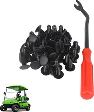 50Pcs Golf Cart Tree Rivets Clips and One Plastic Fastener Remover Universal Fit