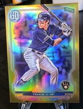 2020 Gypsy Queen Box Topper Chrome Gold Refractor /50 Christian Yelich 10yr