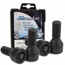 Felgenschloss Kegelbund 60° M12x1,5 28mm für Renault Clio II Kasten Logan Kombi