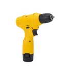 EU Plug 12V Cordless Drill Kit 3/8 Chuck Power Screwdriver Ergonomic Design SET