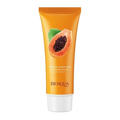 BIOAQUA Papaya Essence Purifying Moisturizing Face Cleanser Nicotinamide 100g