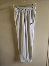 Junior Boy's Nike Light Gray Sweatpants Pockets Athletic Sports Size XS