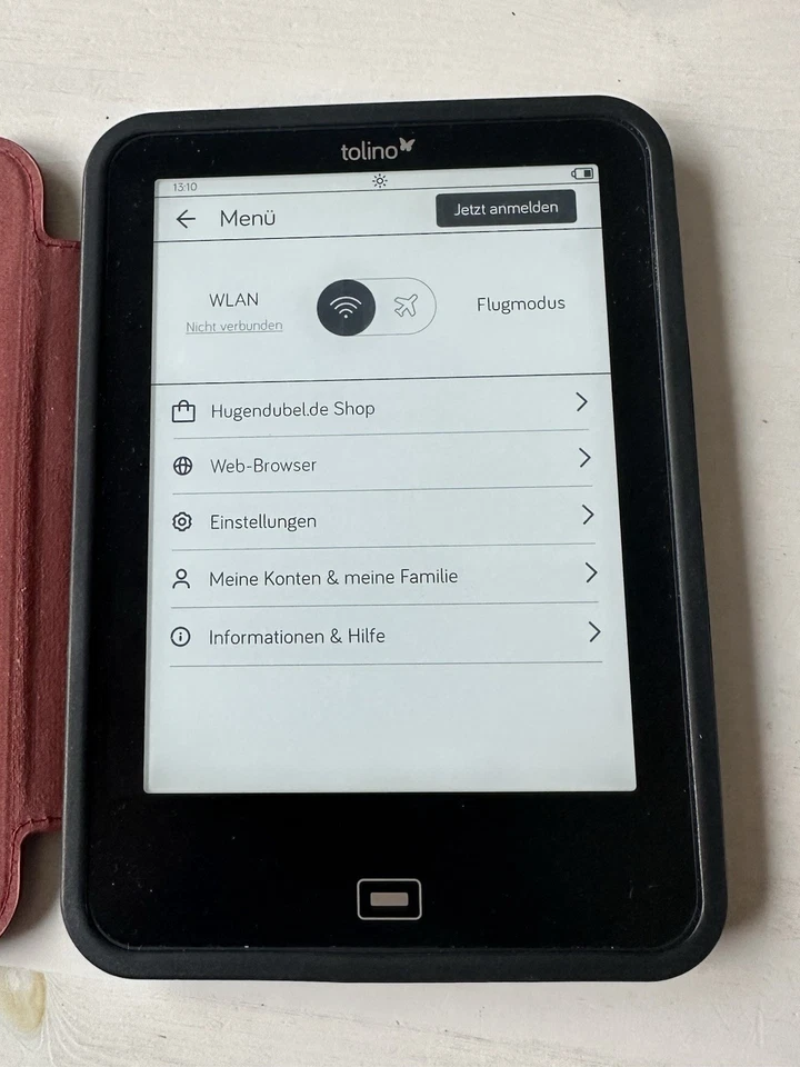 Tolino Vision 3 HD eBook Reader, Schwarz, WLAN, 2GB - Bild 2 von 4
