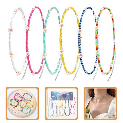 6 Pcs Halzketten Damen Für Frauen Bohemian Style Halskette Perlenkette