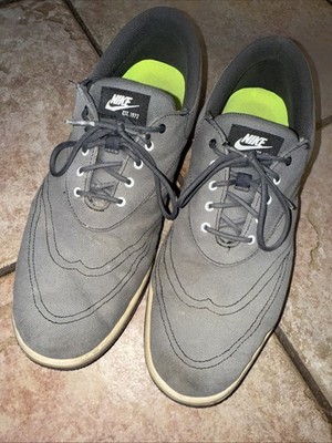Nike Lunar Swingtip Golf Shoes Sneakers Gray Lace Up Low Top 552078-004 Men s 13