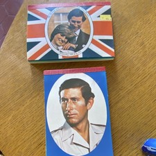 Lot 2 blocs notes vintage King Charles Lady Di