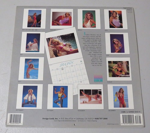 Heather Thomas 1990 Calendar 16 Month Edition NEVER USED - Picture 2 of 23