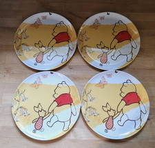4 Pieces - Winnie the Pooh Piglet Eeyore 10" Melamine Plates Zak Designs Disney