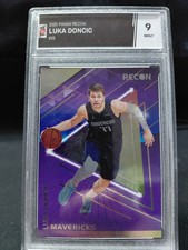 Panini 2020-21 Recon Luka Dončić #26 Dallas Mavericks TGA 9 Mint Base Set