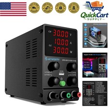 Adjustable Switching DC Power Supply 0-30V 10A with Advanced Safety Features