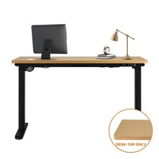 Oikiture Standing Desk Board Adjustable Computer Table Sit Stand Desk Top OAK — image 7