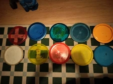 disc golf discs used