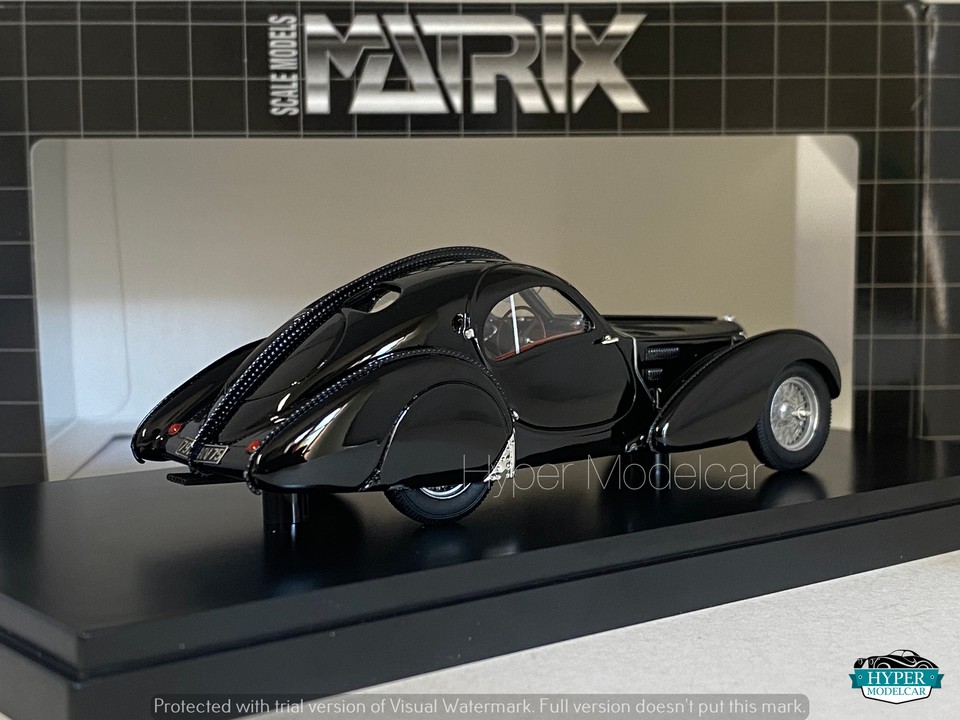MX40205-113 BUGATTI T57S Atlantic #57473 Noir - 1937 au 1/43 de Matrix