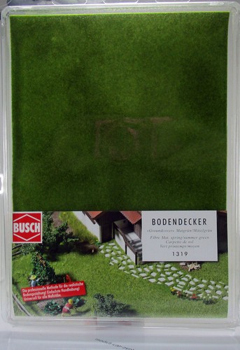 Cubierta de suelo Busch 1319 verde mayo verde medio 1:87 NUEVO | Zustand: Neu