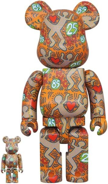 BE@RBRICK - 未開封品 BE@RBRICK KEITH HARING #8 100%/400% Bearbrick BE@RBRICK Keith Haring 