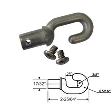 Replacement Hook Drive for Skylight and Awning Poles