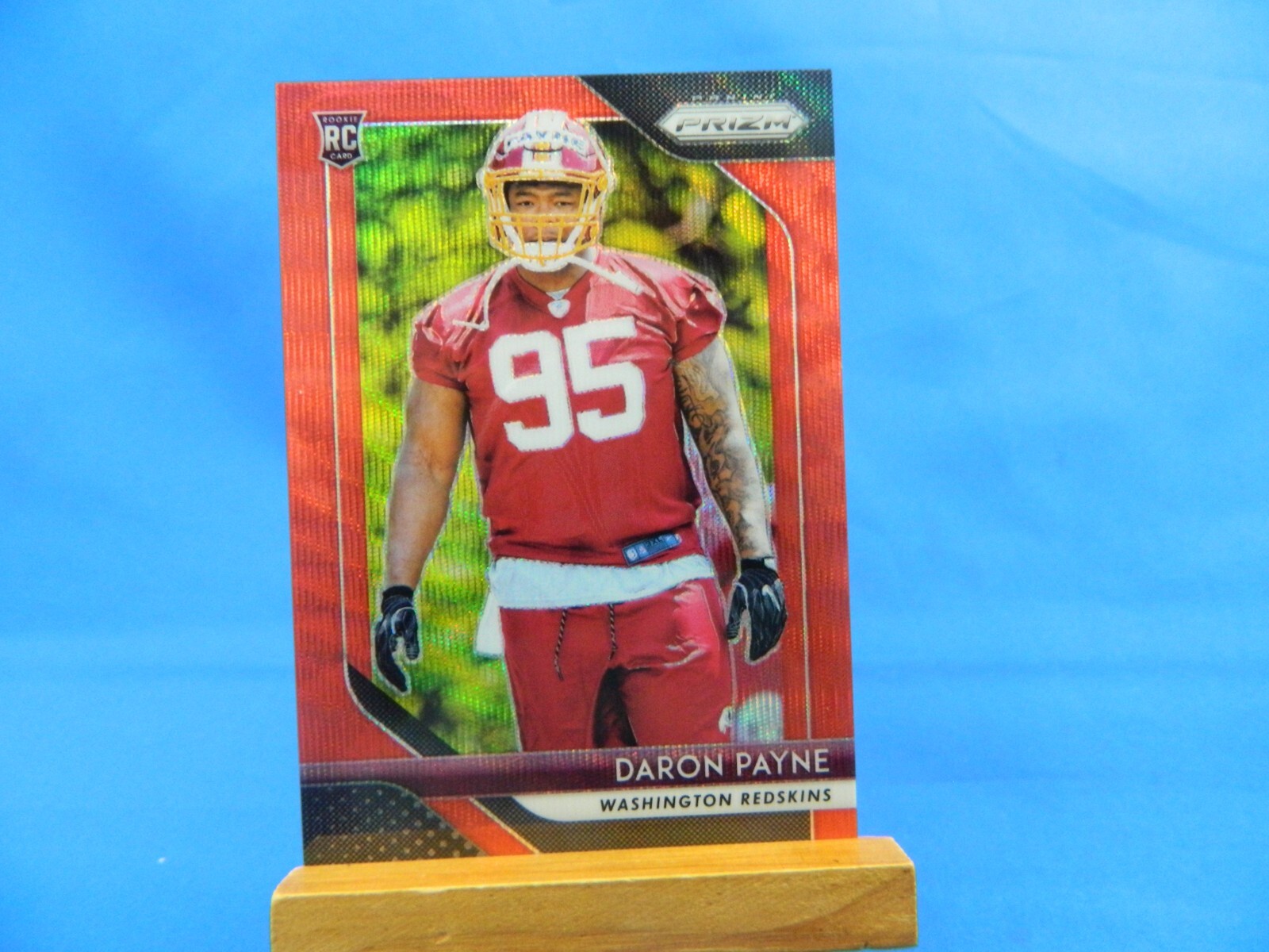 Daron Payne Prizm 2018 RC Rookie Red Wave Prizm /149