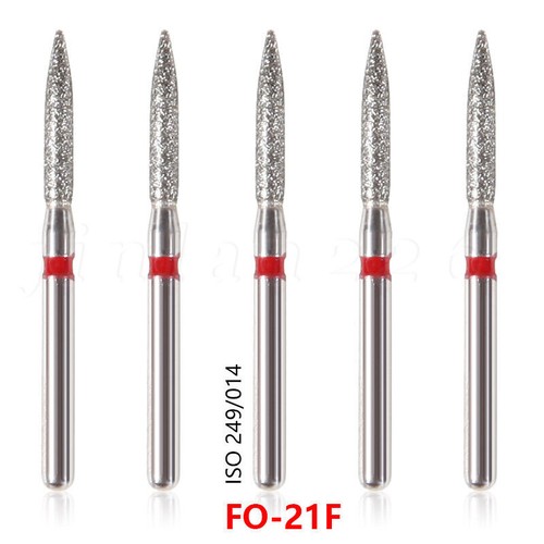 5-100pc SANDENT Dental Diamond Burs For High Speed Handpiece Friction Grip 1.6mm - Picture 644 of 865