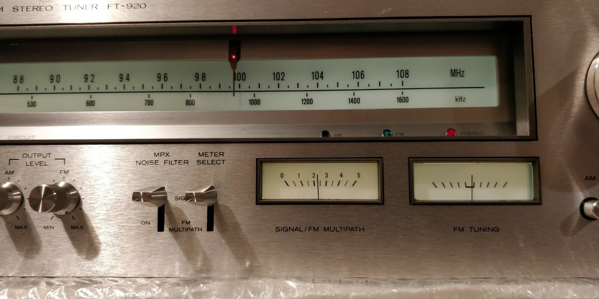 Hitachi FT-920 AM/FM Stereo Tuner (1976-78) | eBay