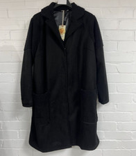 Ex Tkmaxx Ladies Faux Suede Coat Size 16-18 (g2.237)