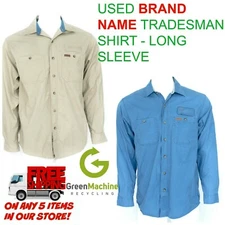 Used Tradesman Work Shirt Long Sleeve CARHARTT, Cintas, Unifirst, G&K etc.