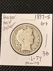 1897-S Barber Half Dollar  AG/G  (*NOT G+*)     * KEY DATE*
