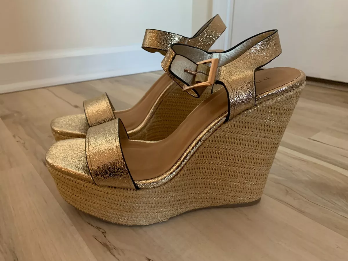 Bamboo cheap gold sandals