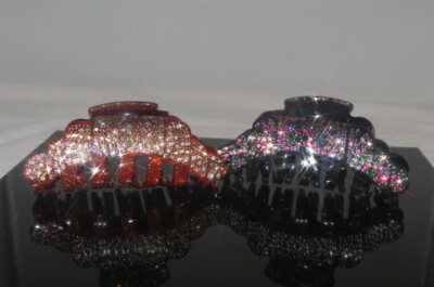 1 New Gorgeous Hair Clip with Shinny Swarovsky Crystals Hair Jewelry Accessories