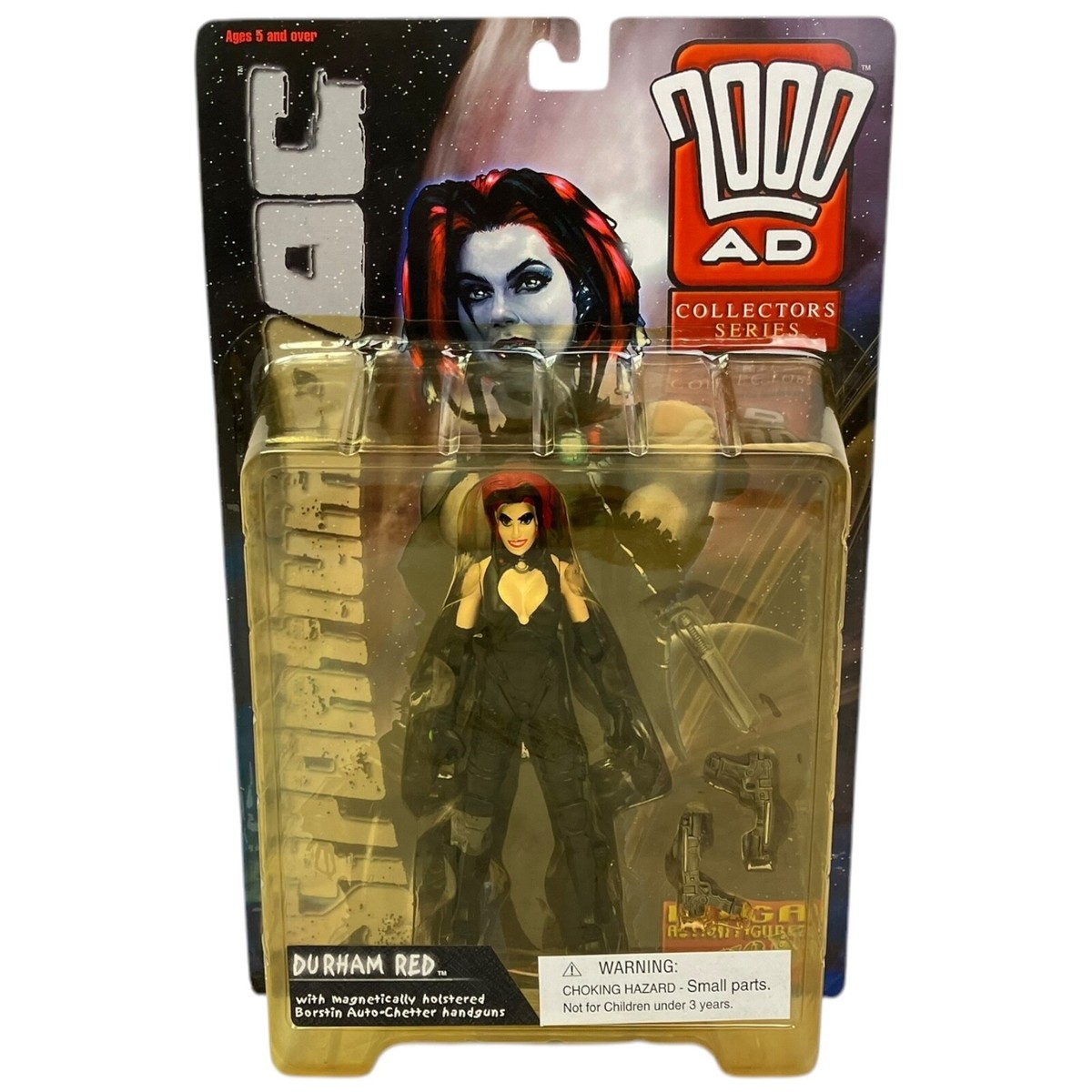 Durham Red 2000 AD Toy 1999 Re Action Figures Vampire MOC Judge
