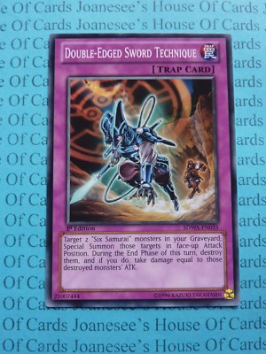 Zweischneidige Schwerttechnik SDWA-DE035 Common Yu-Gi-Oh Karte 1. Auflage Neu