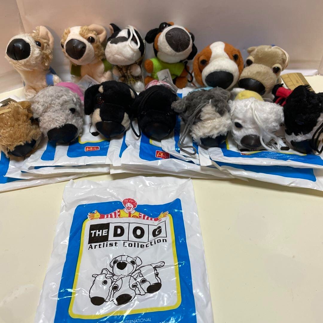 THE DOG Artist Collection マクドナルド ぬいぐるみ RARE The Dog - Artlist Collection 2006 McDonald's Toys ASIA