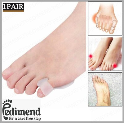 PEDIMEND  Small Toe Rubbing Friction & Skin Irritation Protector Sleeve 1PAAR UK