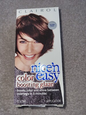 Clairol Nice N Easy Color Boosting Glaze 4 Dark Brown Discontinued