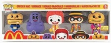 McDonald's Funko Pop Ad Icons Limited Edition 5 Pack Figure Set