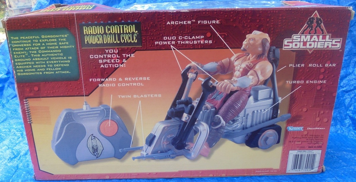 Kenner 1998 Small Soldiers Radio Control Power Drill Cycle