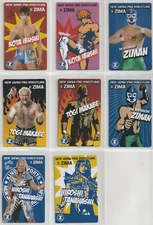 2021 New Japan Pro Wrestling x ZIMA 8 Card Set Ibushi Tanahashi Makabe NJPW